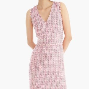 Chanel-like Tweed Pink Dress